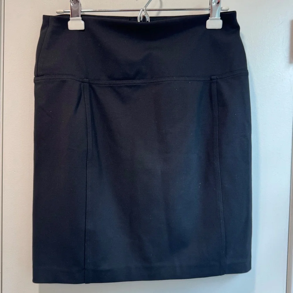 Ivanka Trump Pencil Skirt Size M High‎ Waist Career Office Black Dark Academia - Picture 3 of 7